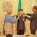 Nigerian First Lady Decorates Newly Promoted Officer From Her Office
