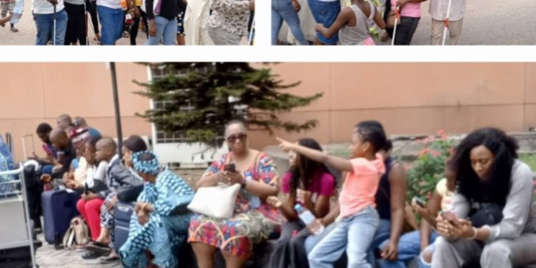 Physically Challenged, Others Protest in Lagos