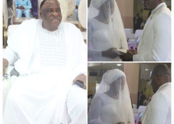 Adefuye Celebrates With Lagos Chief Of Staff At Son’s Wedding