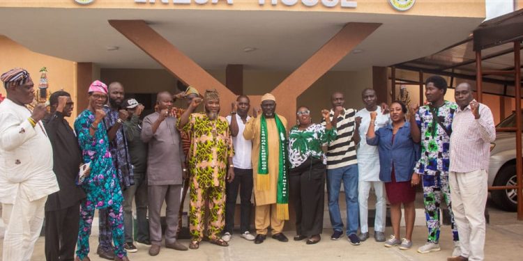 Ikeja LG: CSOs Visits Chairman