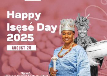 2025 Isese Day: Ikosi/Isheri Chairman Celebrates