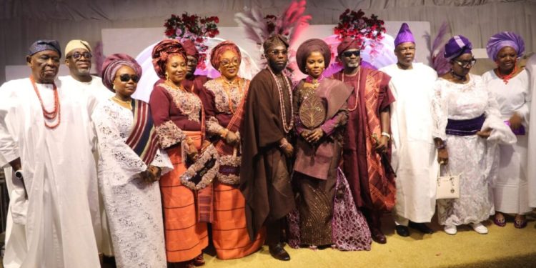 Yemi Kolapo’s Daughter’s Wedding: Obasanjo, Others Storm Abeokuta