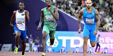 Okon, Ajayi qualify for 100m semi-final of World Athletics Championships
