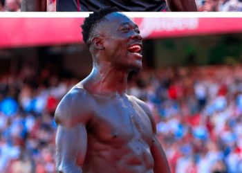 Akor Adams scores in Barcelona humiliation — days after first Super Eagles call-up