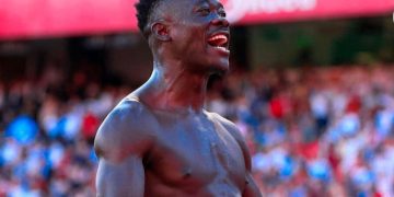 Akor Adams scores in Barcelona humiliation — days after first Super Eagles call-up