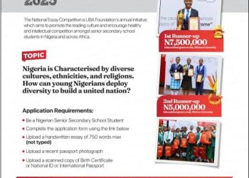 2025 National Essay Competition: UBA Foundation announces N22.5 million grants for winners