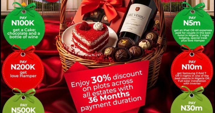 Valentine : Adron Homes Encourages Nigerians to Build Lasting Love Through Real Estate