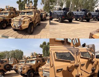 Fighting Insecurity: Governor Lawal Commissions 25 Armoured Personnel Carriers, Aerial Surveillance Drones In Zamfara State