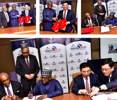 Dangote Cement, Sinoma Sign $1bn Strategic Agreements For Cement Projects Across Africa