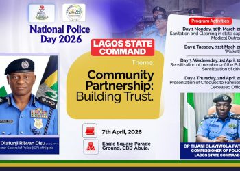 NATIONAL POLICE DAY 2026: LAGOS STATE EVENTS UNVEILED