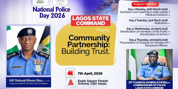 NATIONAL POLICE DAY 2026: LAGOS STATE EVENTS UNVEILED