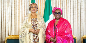 The first Lady has hosted the new IGP’s wife and prioritised welfare and empowerment for police families.