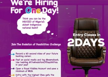 Wema Bank opens final entries for one-day MD/CEO Children’s Day contest