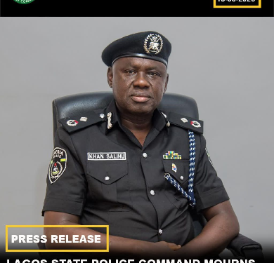LAGOS STATE POLICE COMMAND MOURNS THE PASSING OF DCP KHAN SALIHU