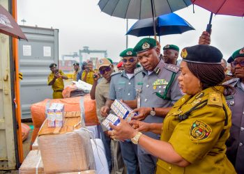 Customs Intercepts And Hands Over Seized Contraband To NDLEA, NAFDAC