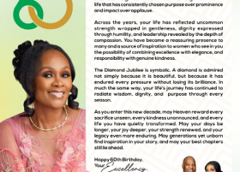 ADRON Boss Pays Glowing Tribute To Ogun State Governor’s Wife @ 60
