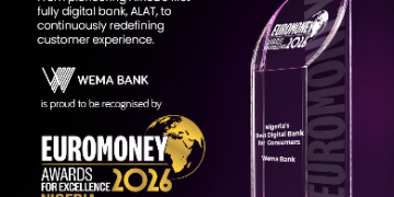 Wema Bank Wins Euromoney’s Nigeria’s Best Digital Bank For Consumers 2026 Award