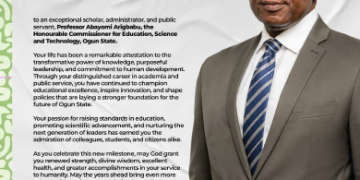 Aare Adetola Emmanuelking Hails Prof. Abayomi Arigbabu’s Impact on Education as He Marks Birthday