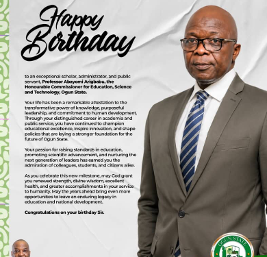 Aare Adetola Emmanuelking Hails Prof. Abayomi Arigbabu’s Impact on Education as He Marks Birthday