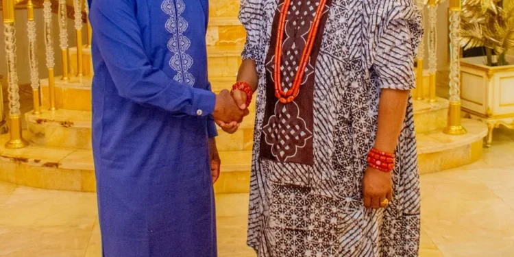 Adron Chairman Adetola Emmanuelking Congratulates Anthony Osibodu on Coronation as Bobajiro of Ilishan-Remo